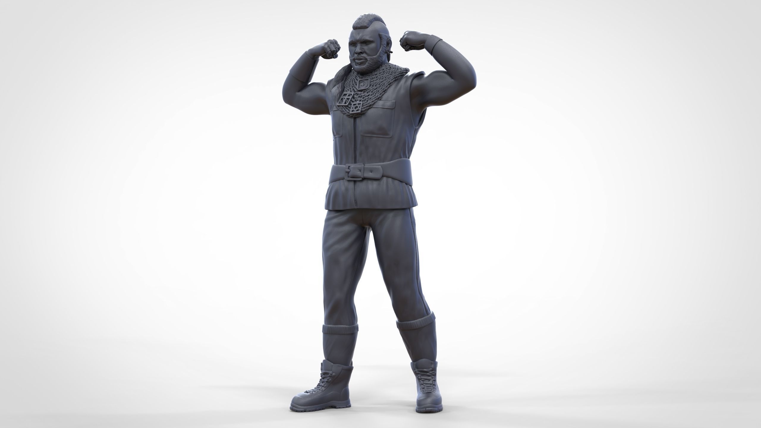 N1 B  A  Baracus A-team 3D print model_46