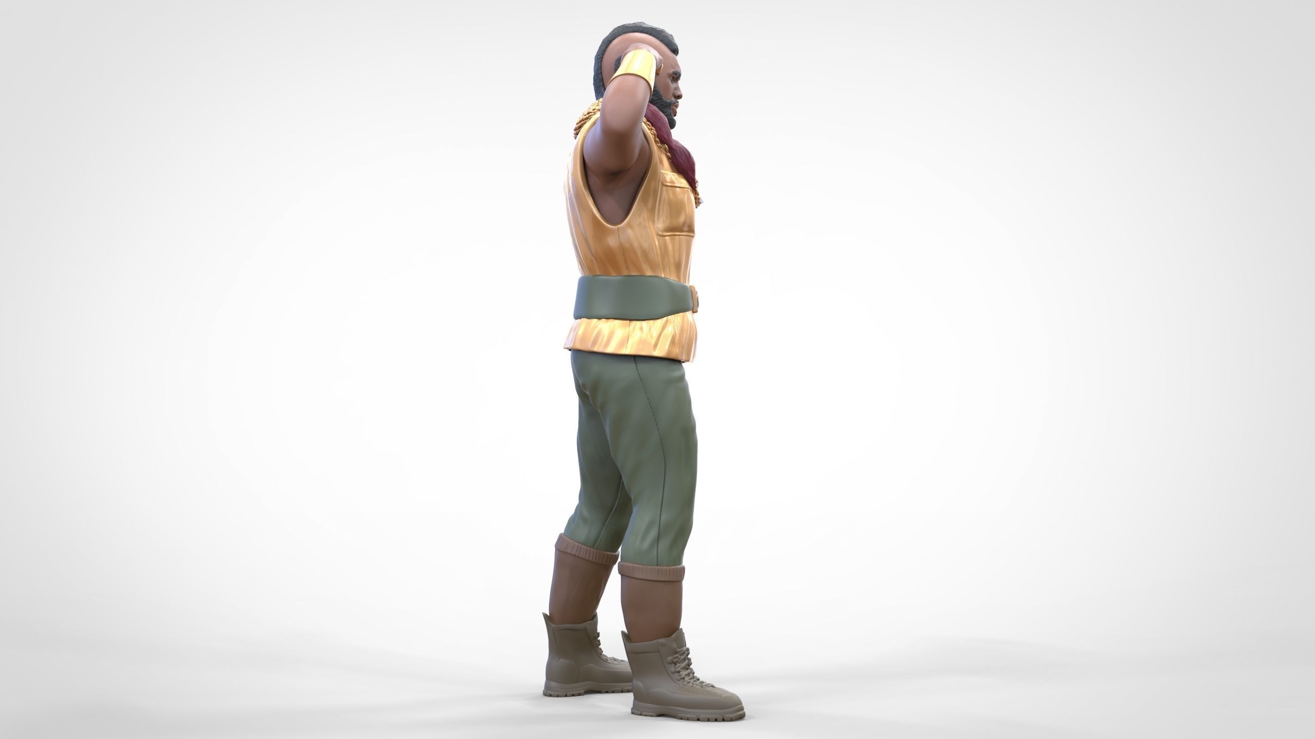 N1 B  A  Baracus A-team 3D print model_19