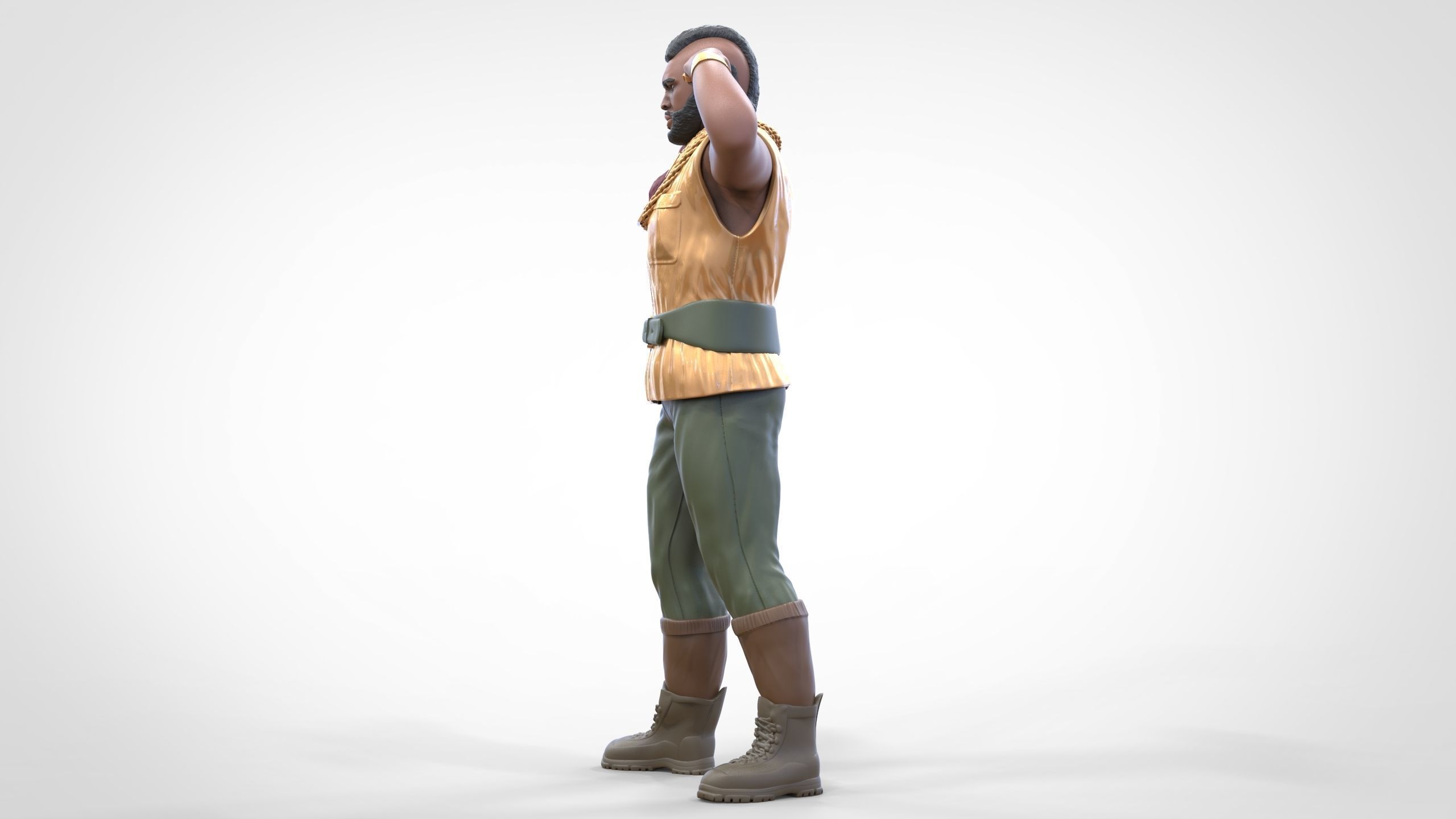 N1 B  A  Baracus A-team 3D print model_33