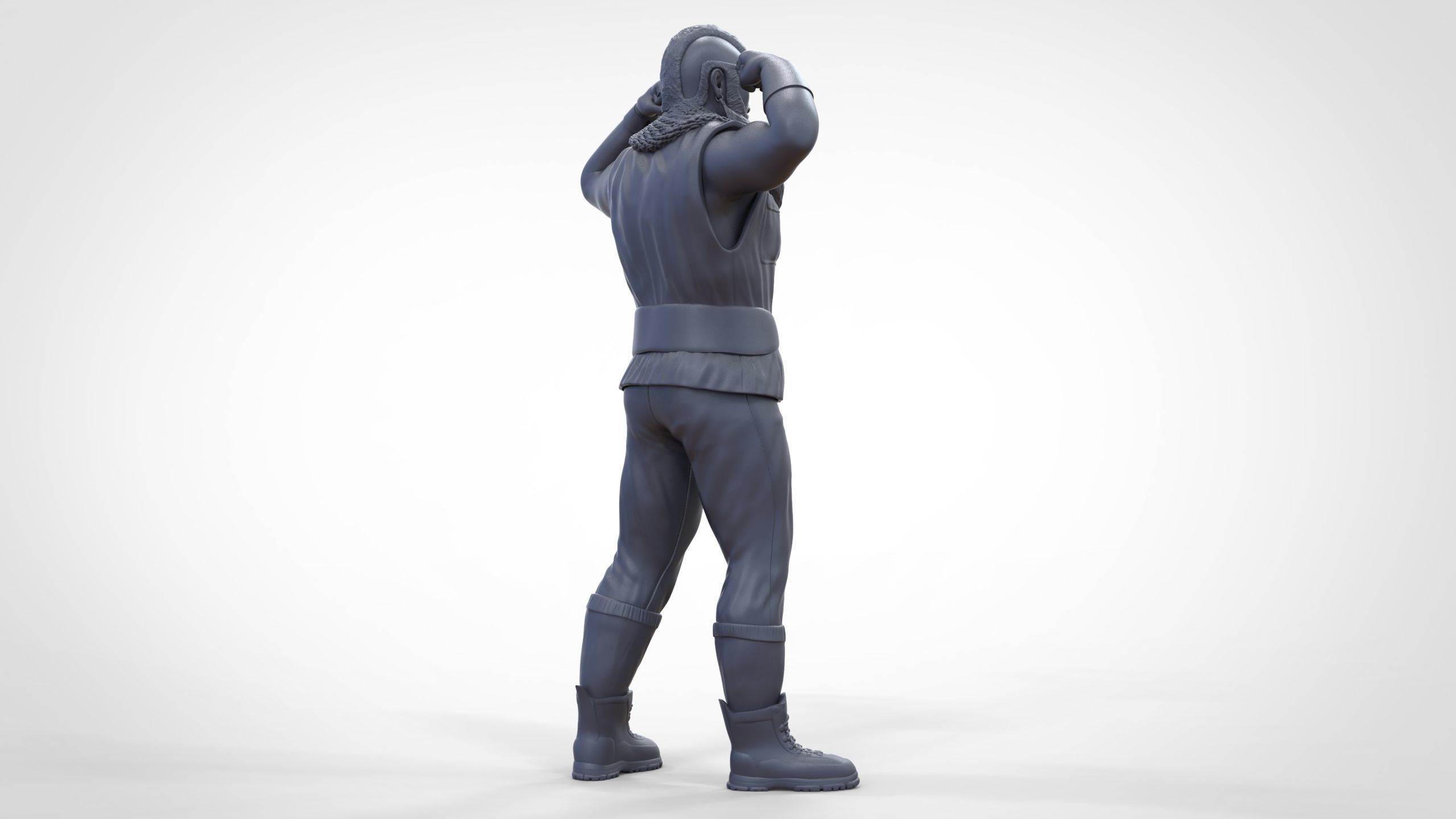 N1 B  A  Baracus A-team 3D print model_41