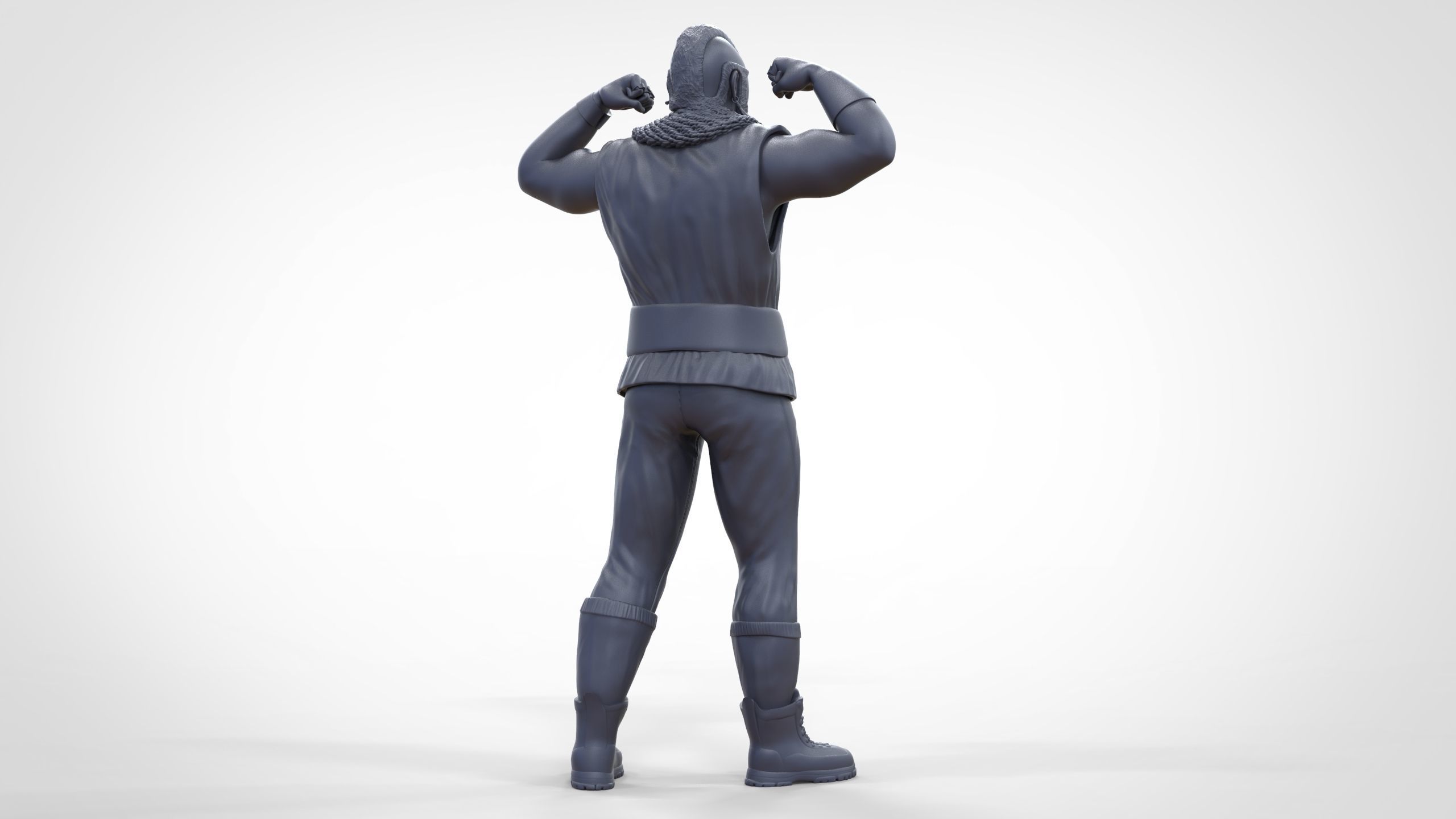 N1 B  A  Baracus A-team 3D print model_44