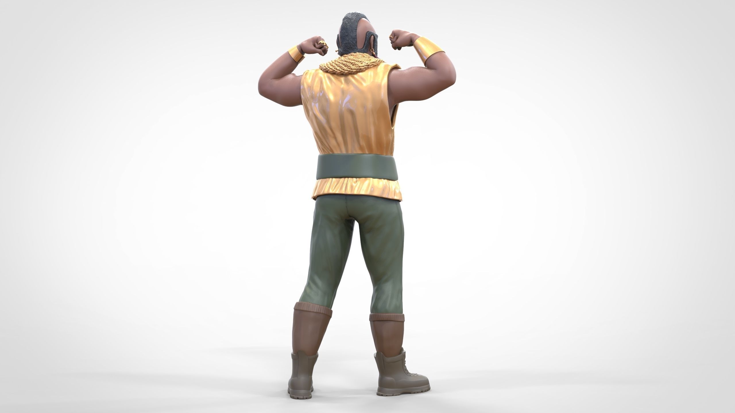 N1 B  A  Baracus A-team 3D print model_29
