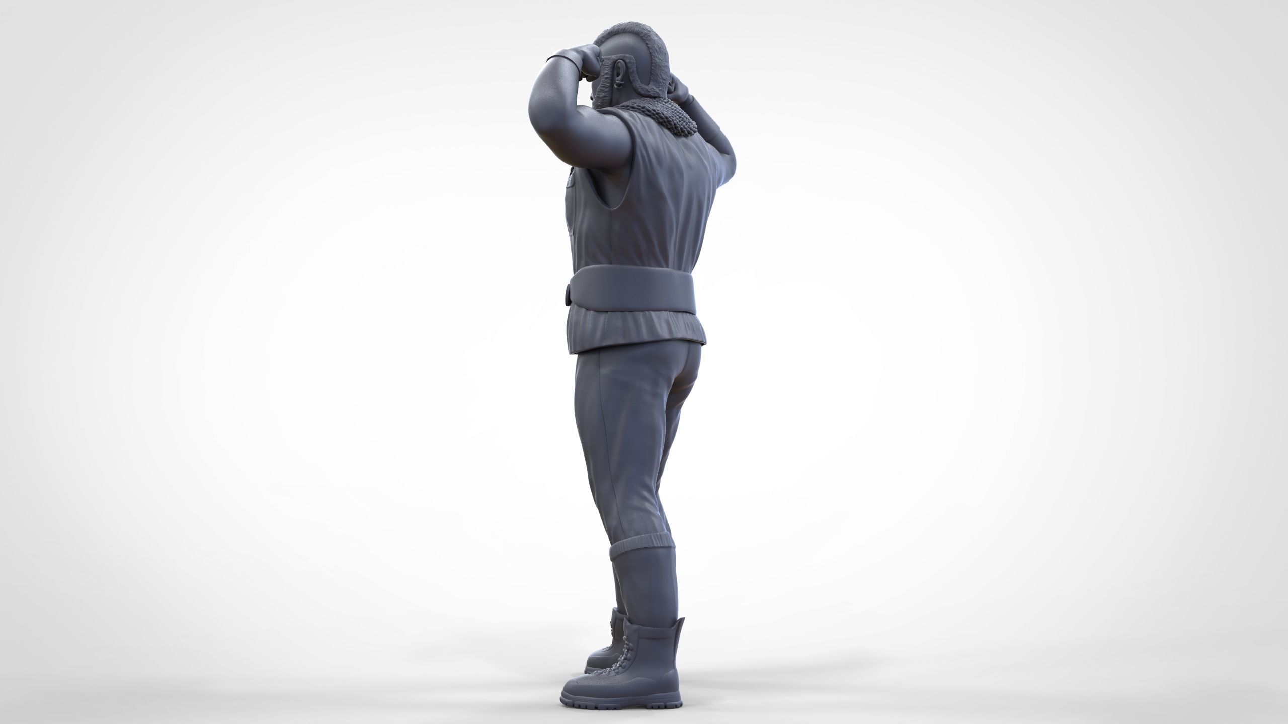 N1 B  A  Baracus A-team 3D print model_38