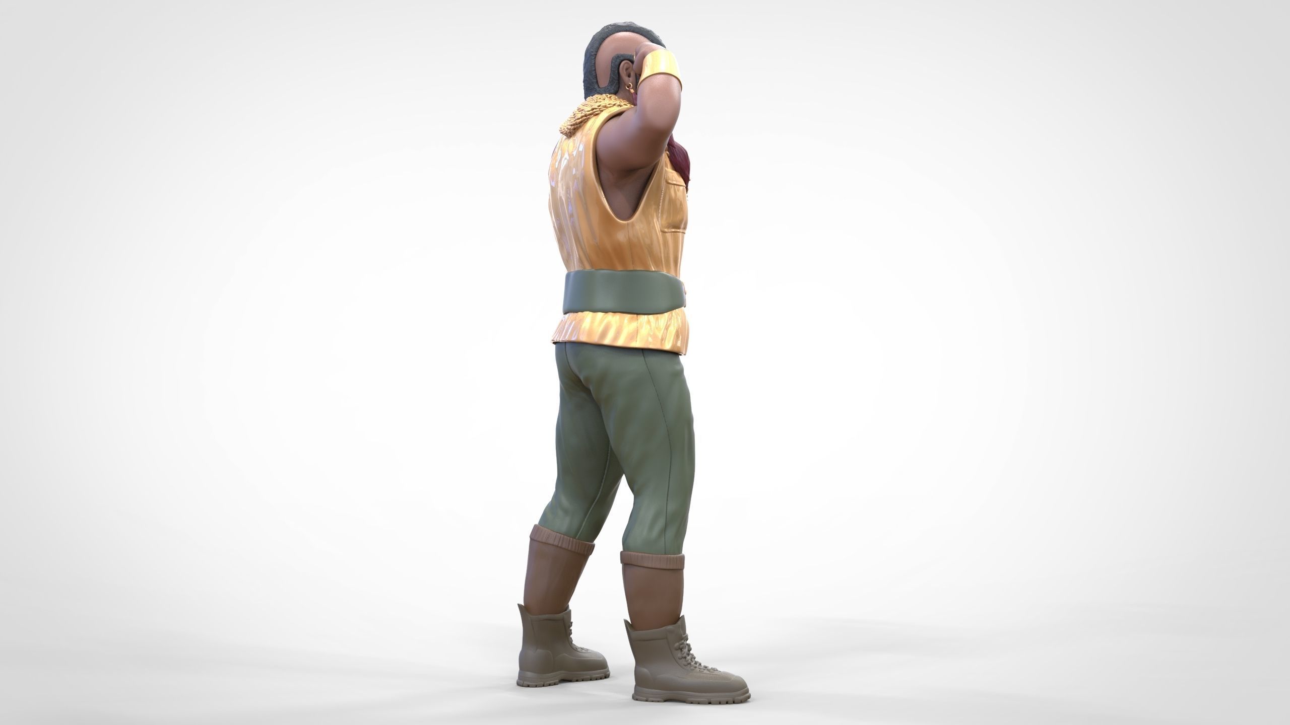 N1 B  A  Baracus A-team 3D print model_20