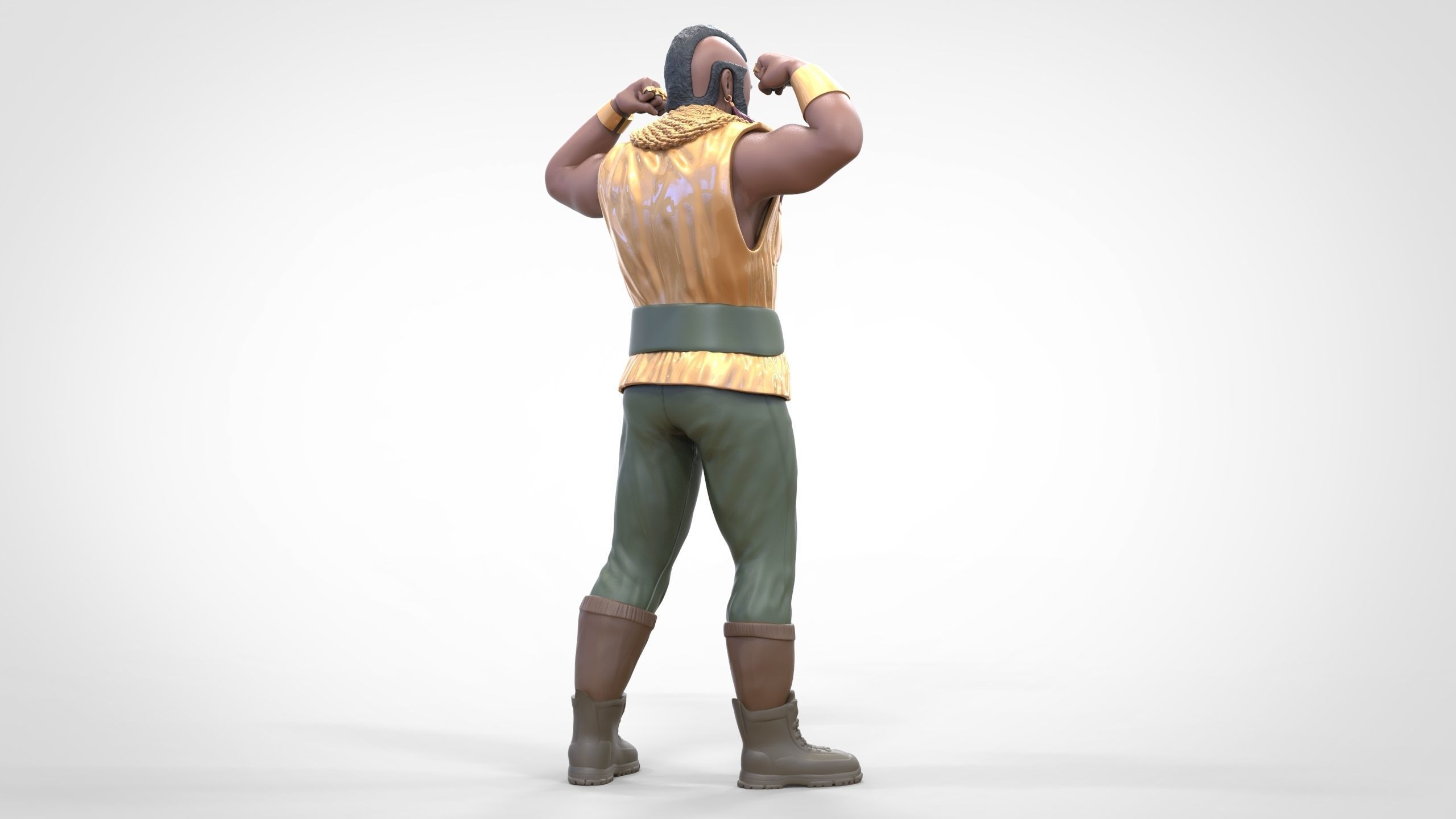 N1 B  A  Baracus A-team 3D print model_16