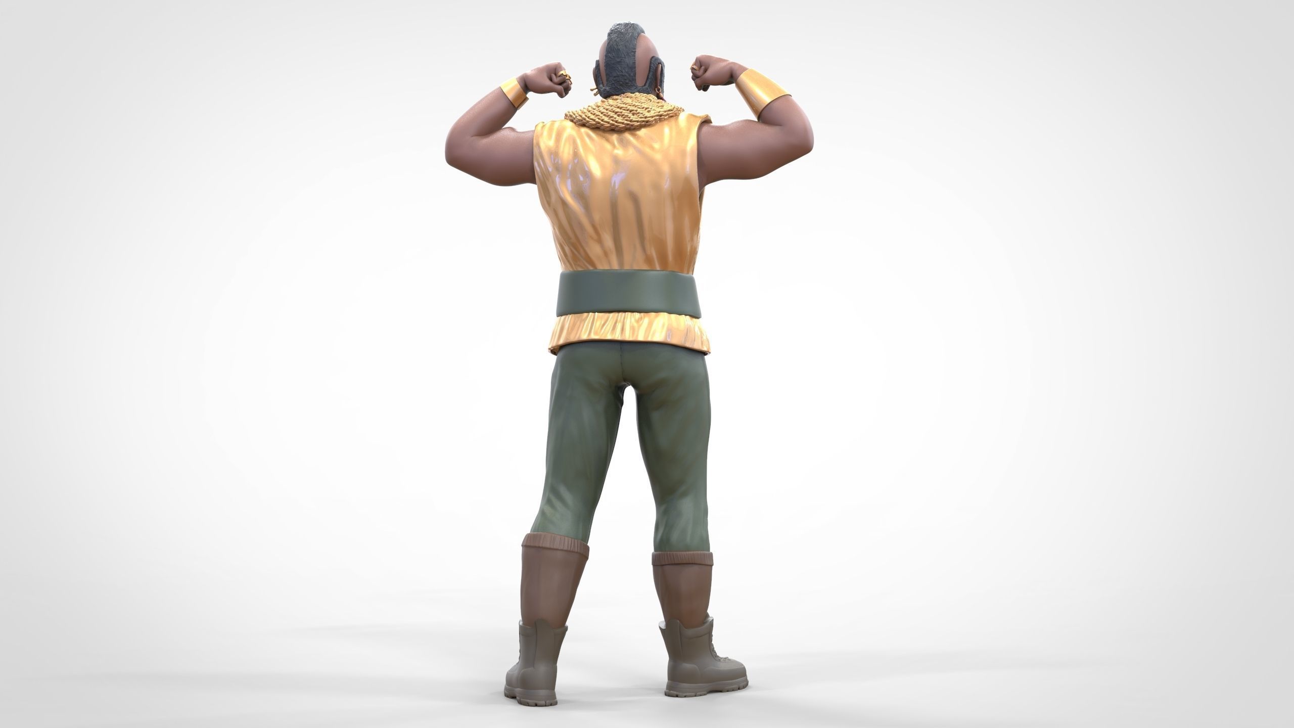 N1 B  A  Baracus A-team 3D print model_15