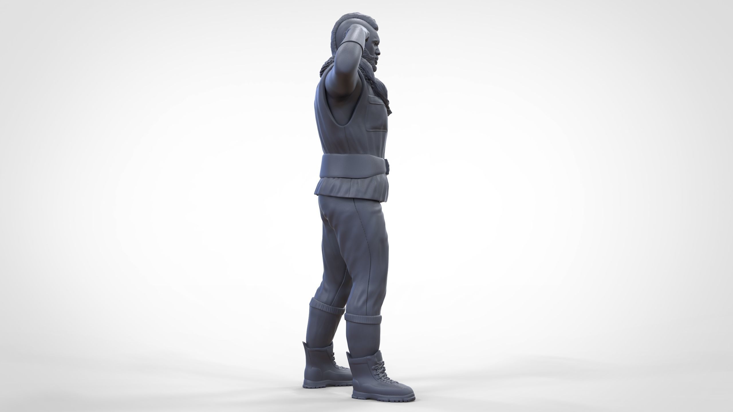 N1 B  A  Baracus A-team 3D print model_43