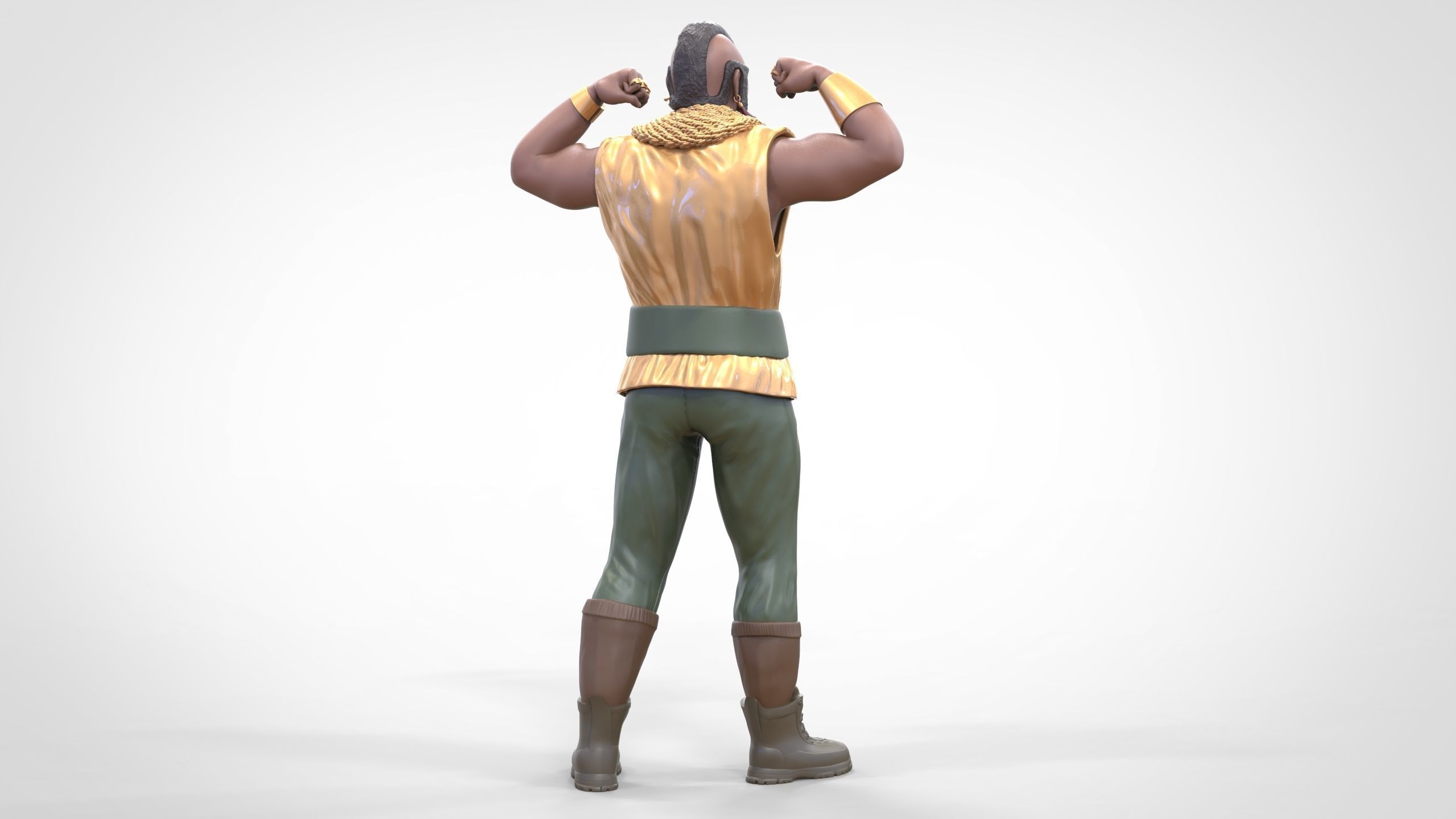 N1 B  A  Baracus A-team 3D print model_2
