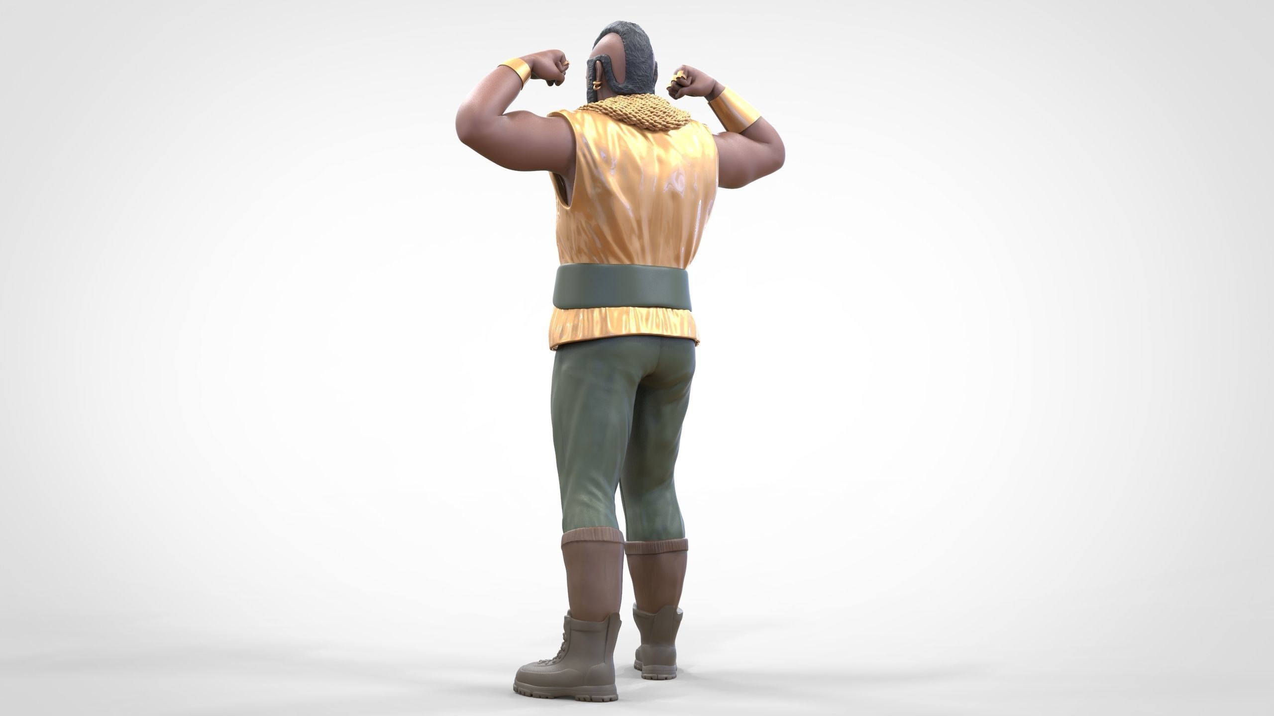 N1 B  A  Baracus A-team 3D print model_12