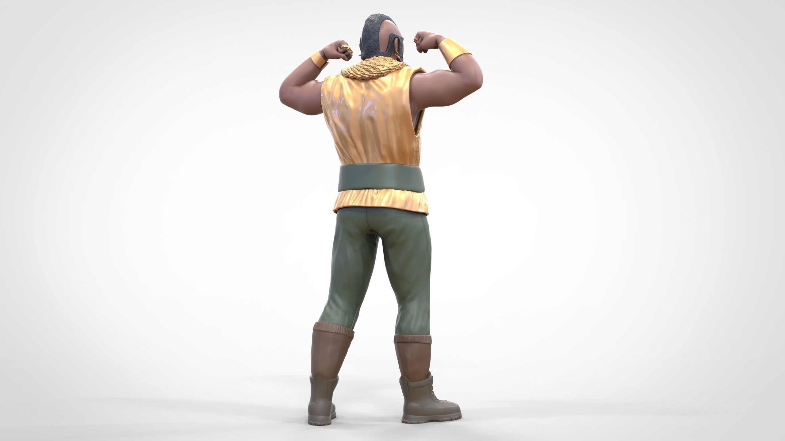 N1 B  A  Baracus A-team 3D print model_18