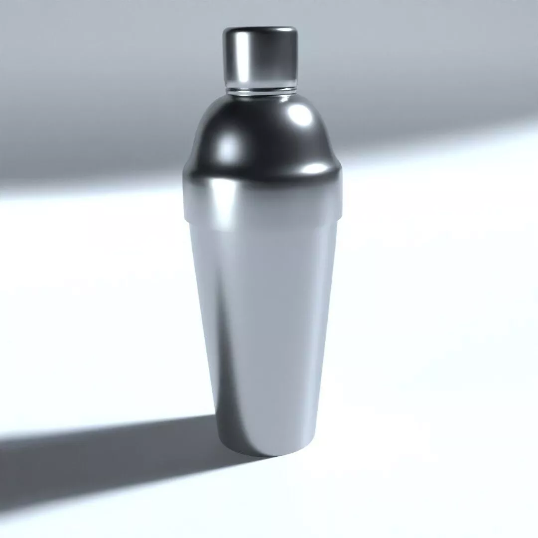 Cocktail Shaker free 3D model | CGTrader