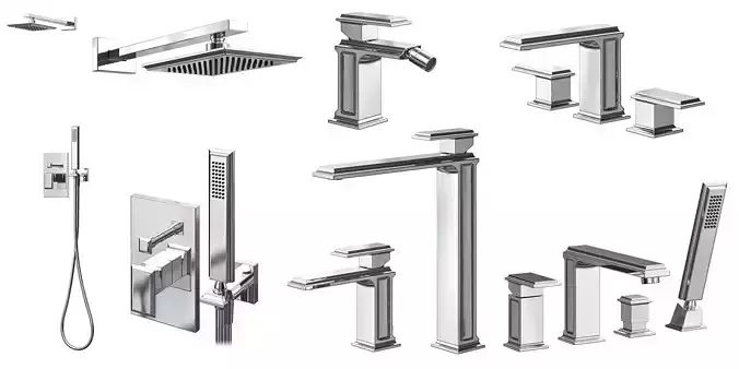 Gessi eleganza 3D model