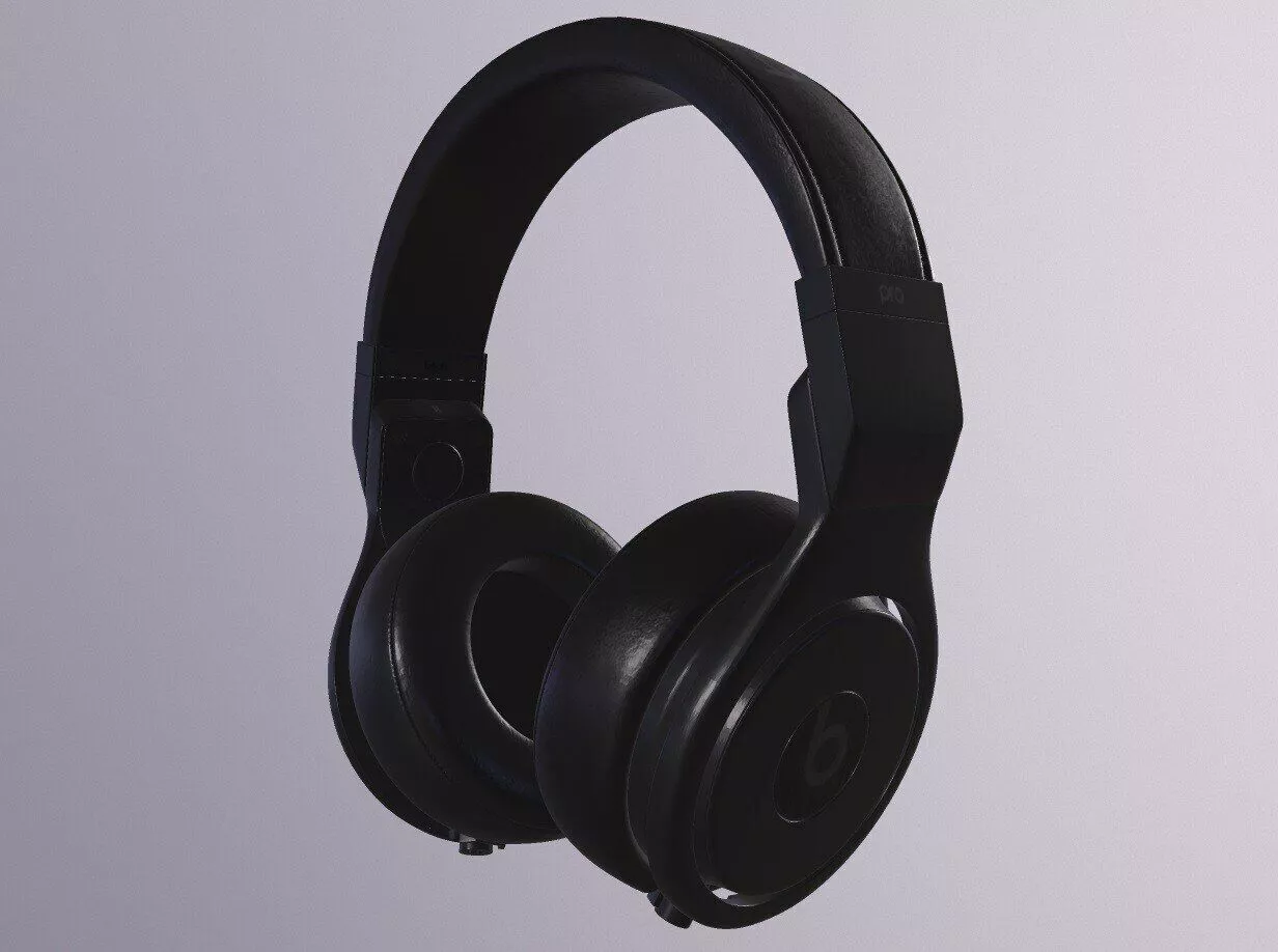 BEATS PRO BY DR DRE PBR Low-poly 3D model