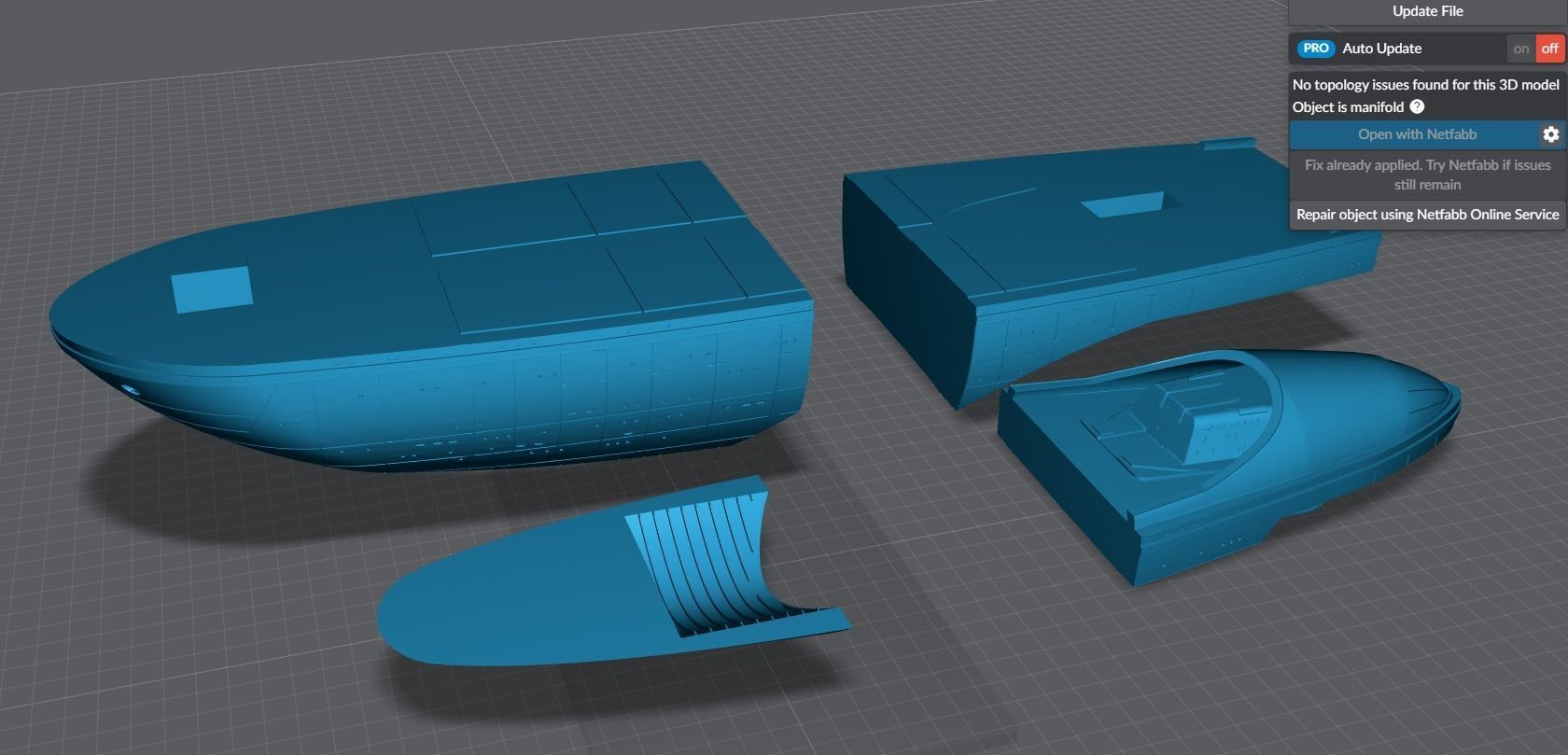 USS Excelsior Scale model 3D print model_11