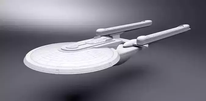 USS Excelsior Scale model 3D print model