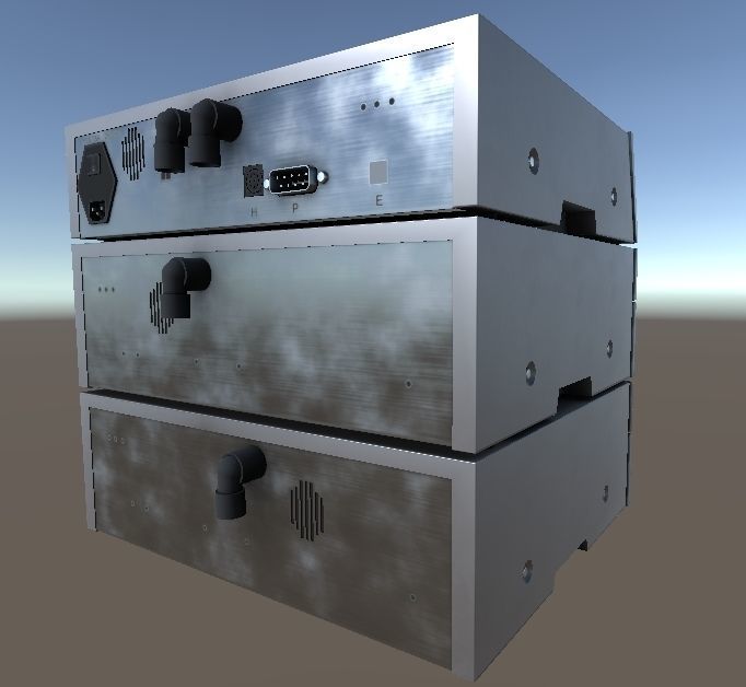 Arkray Spotchem D-concept Low-poly 3D model_3