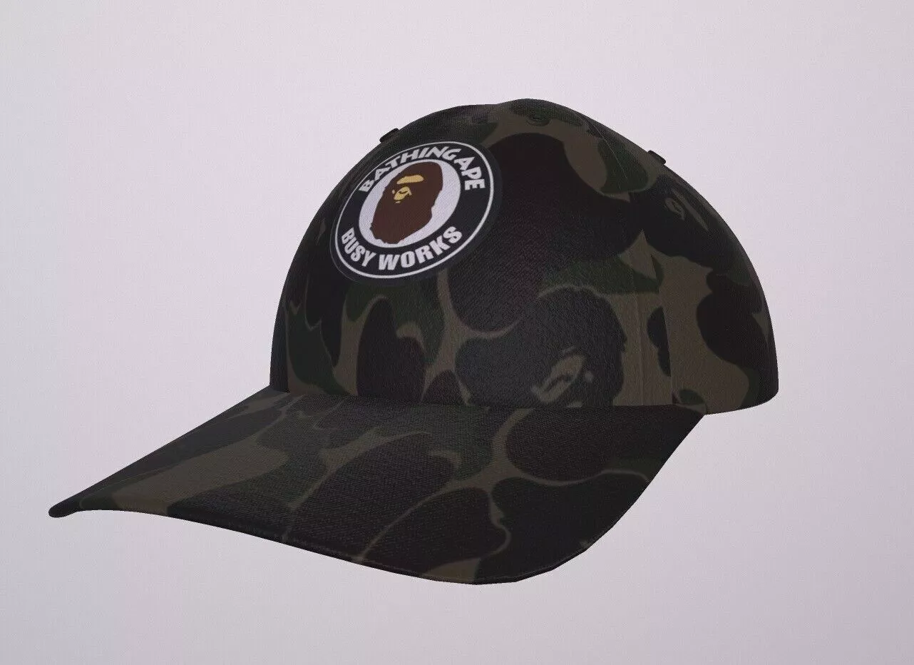 BAPE CAP A BATHING APE PBR Low-poly 3D model