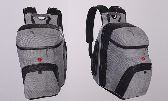 BACKPACK NEW BALANCE PBR Low-poly 3D model