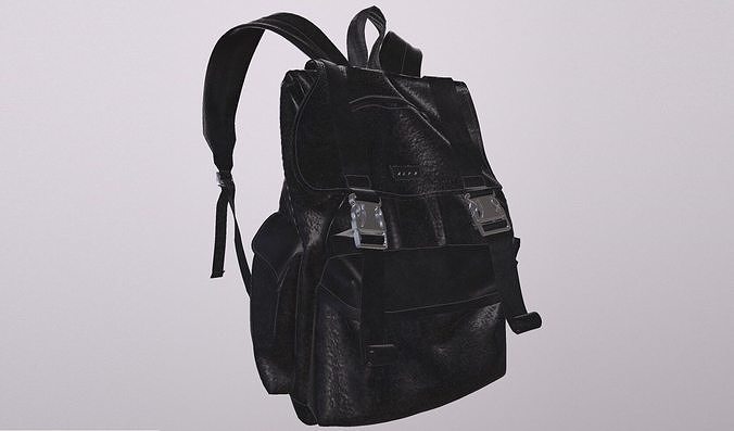 ALYX LEATHER BACKPACK PBR Low-poly 3D model
