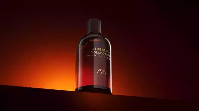 Detailed perfume bottle 3d model