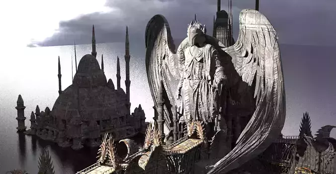 Dragons Resting Palaces 2  3D model