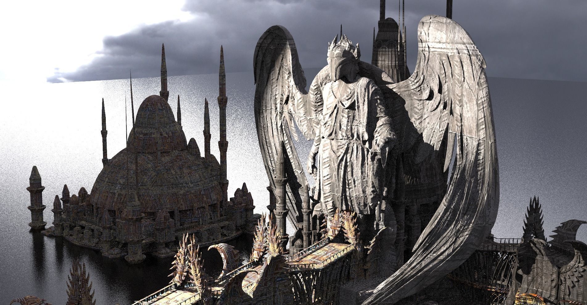 Dragons Resting Palaces 2  3D model_1