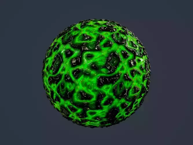 Sci-fi Alien Creature Environment Seamless PBR Texture 02