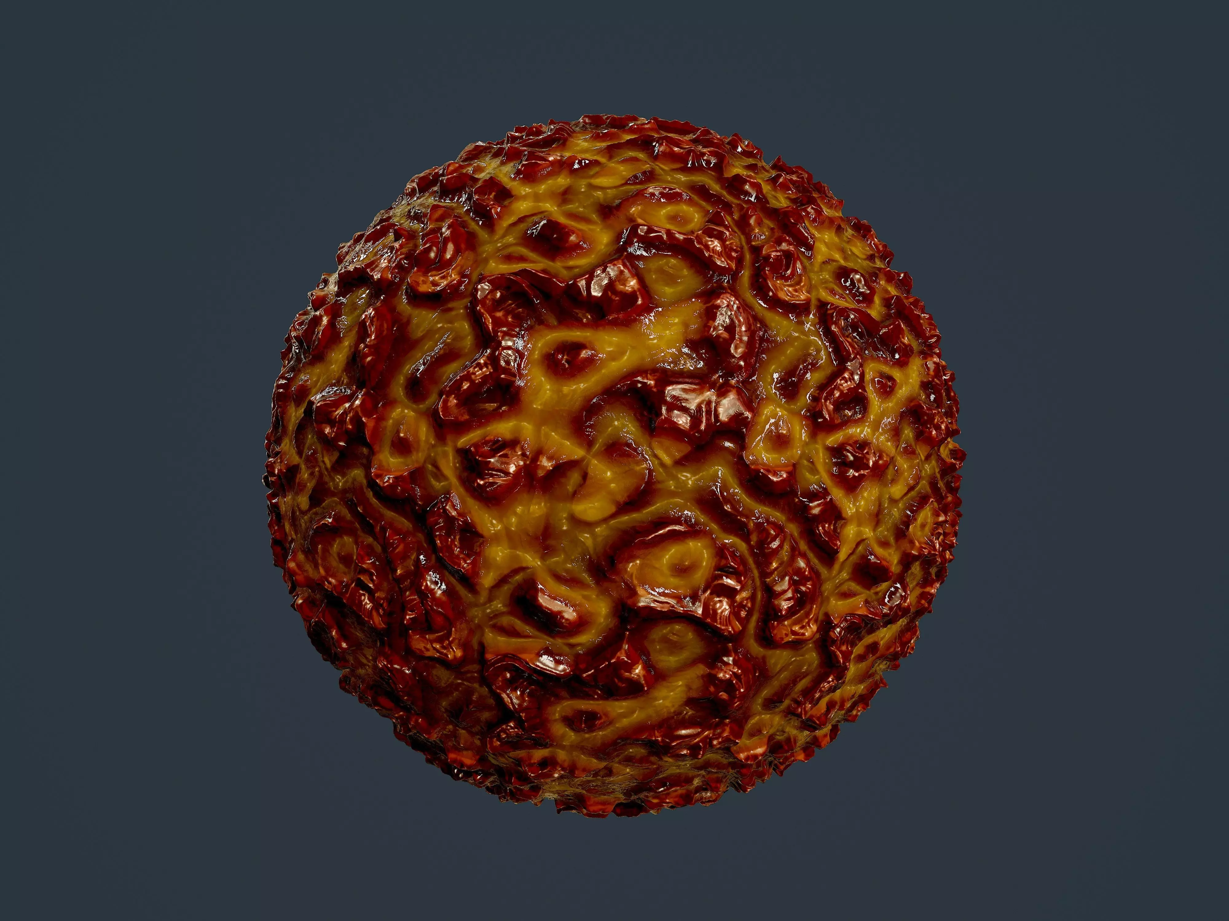 Sci-fi Alien Creature Environment Seamless PBR Texture 04 Texture_0