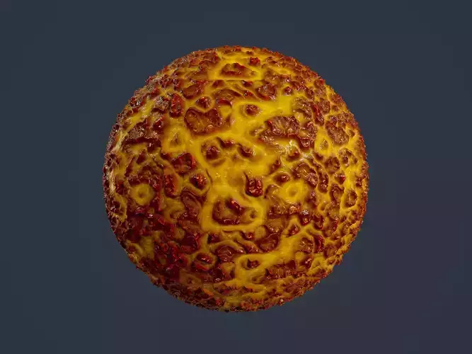 Sci-fi Alien Creature Environment Seamless PBR Texture 05