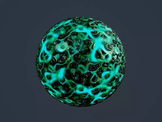 Sci-fi Alien Creature Environment Seamless PBR Texture 12