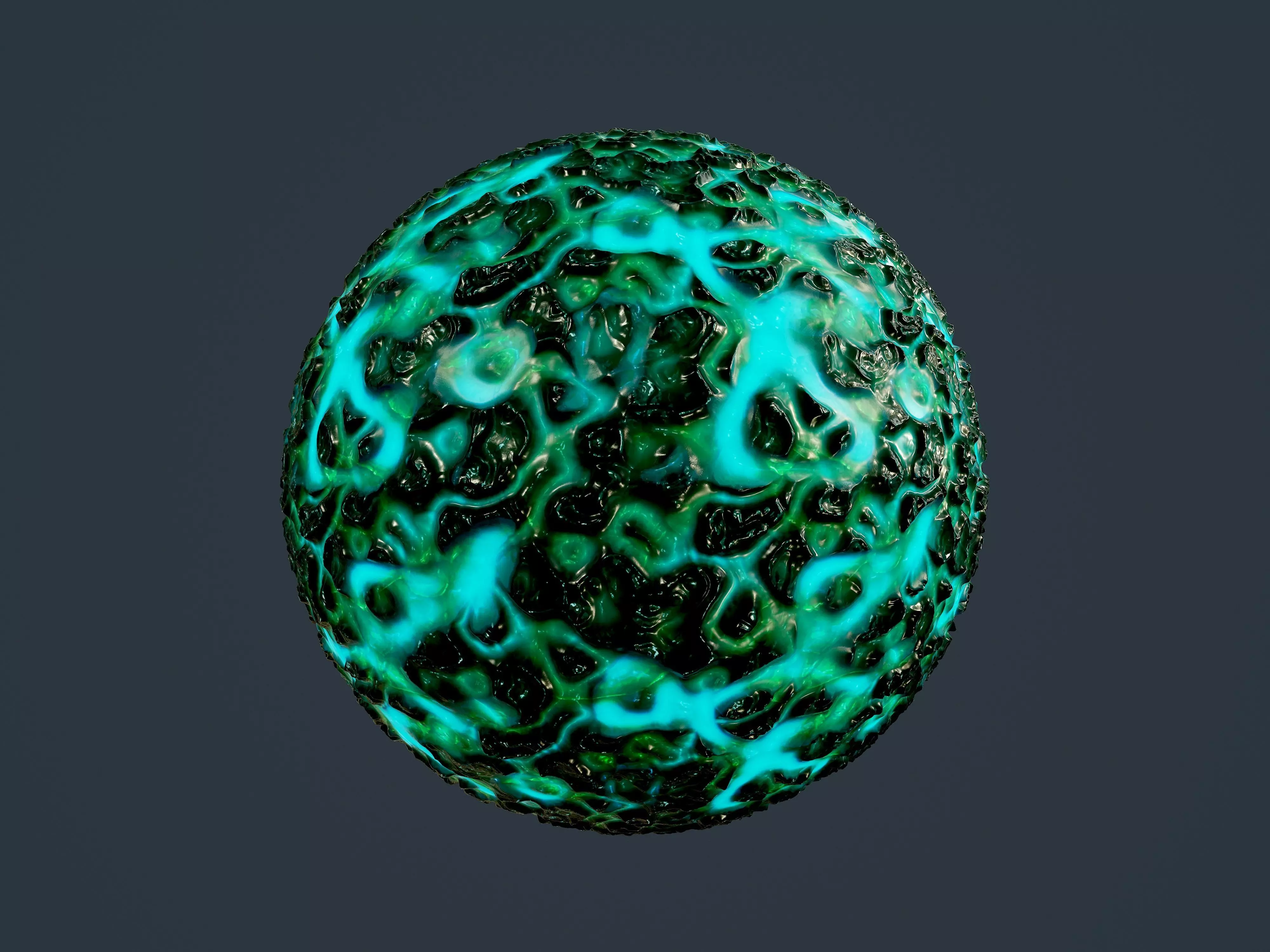 Sci-fi Alien Creature Environment Seamless PBR Texture 12 Texture_0