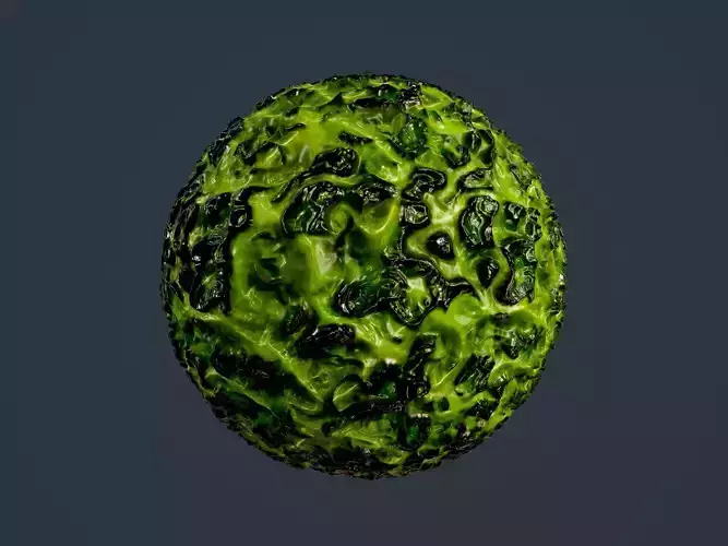 Sci-fi Alien Creature Environment Seamless PBR Texture 17