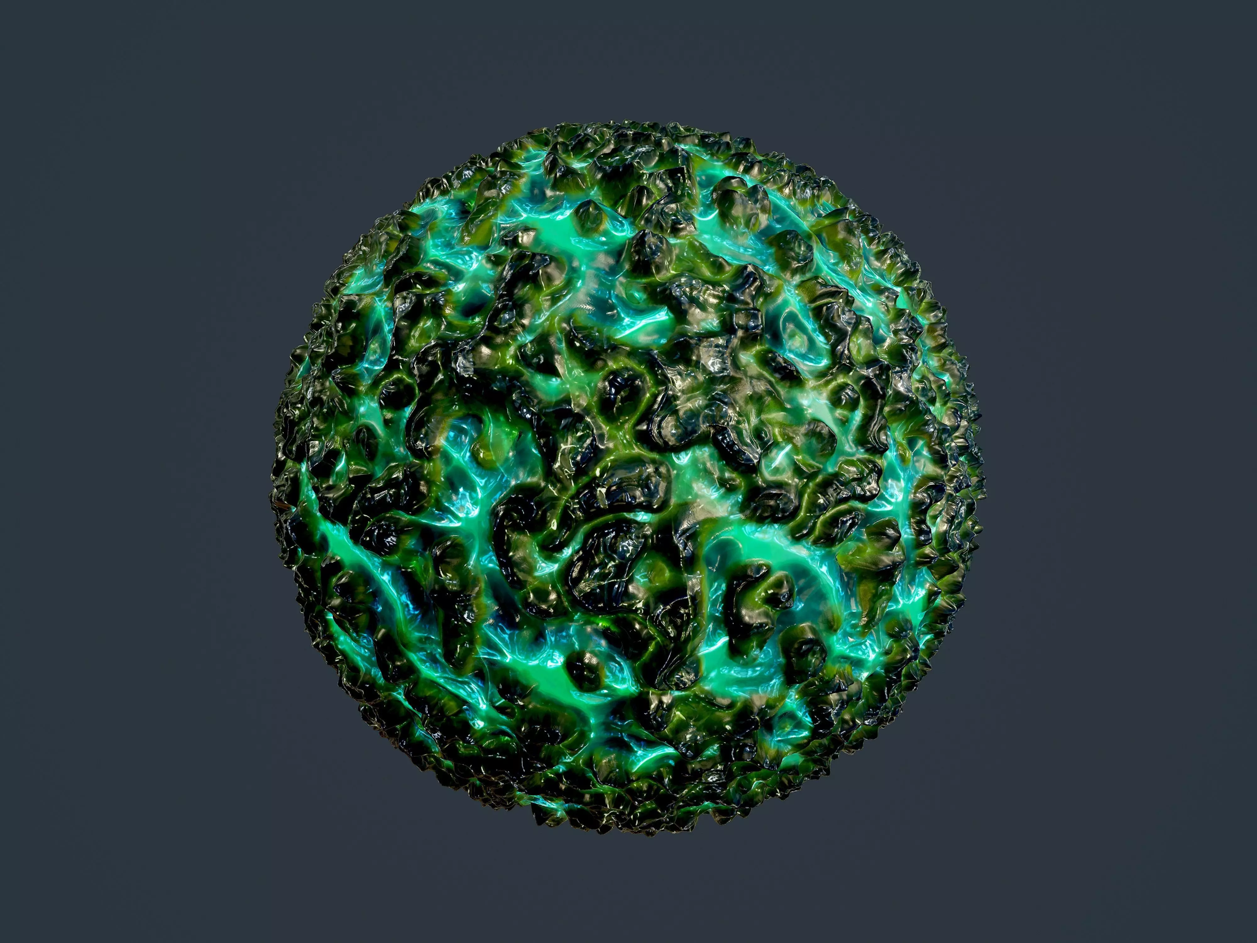 Sci-fi Alien Creature Environment Seamless PBR Texture 20 Texture