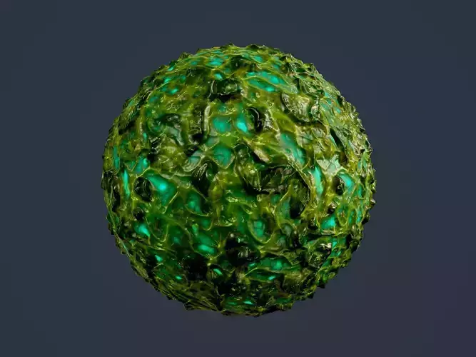 Sci-fi Alien Creature Environment Seamless PBR Texture 25