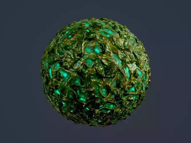 Sci-fi Alien Creature Environment Seamless PBR Texture 27