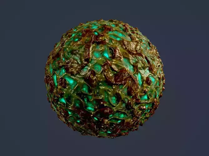 Sci-fi Alien Creature Environment Seamless PBR Texture 28