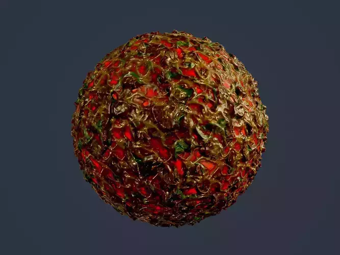 Sci-fi Alien Creature Environment Seamless PBR Texture 30