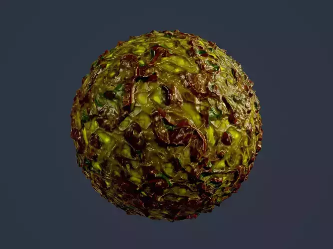 Sci-fi Alien Creature Environment Seamless PBR Texture 31