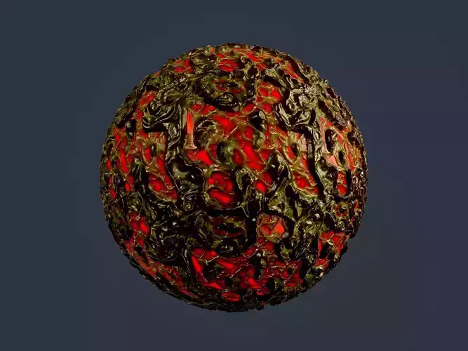 Sci-fi Alien Creature Environment Seamless PBR Texture 32