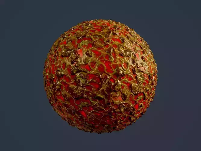Sci-fi Alien Creature Environment Seamless PBR Texture 33 Texture