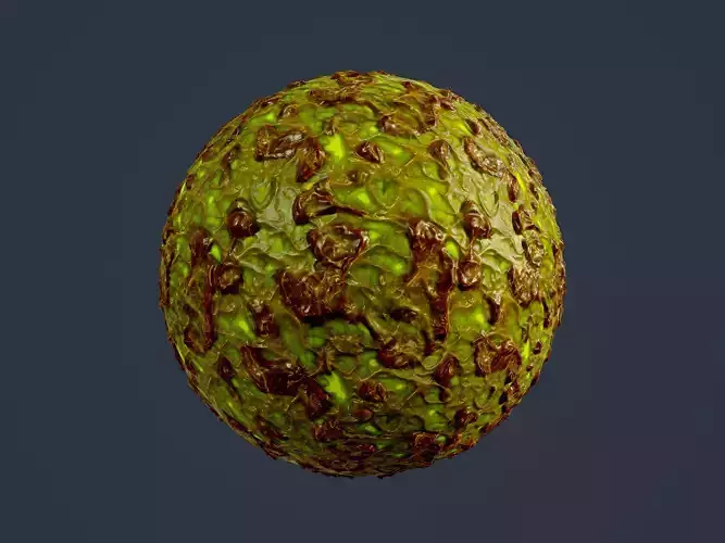 Sci-fi Alien Creature Environment Seamless PBR Texture 36