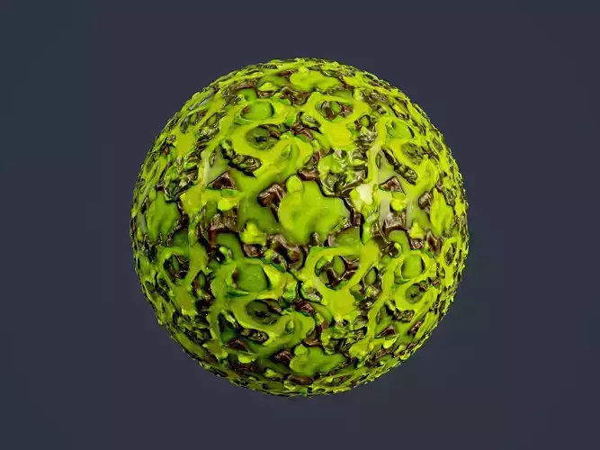 Sci-fi Alien Creature Environment Seamless PBR Texture 40