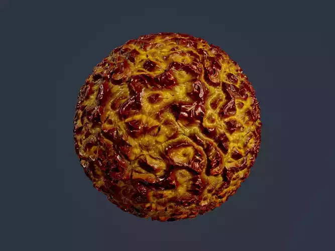 Sci-fi Alien Creature Environment Seamless PBR Texture 41