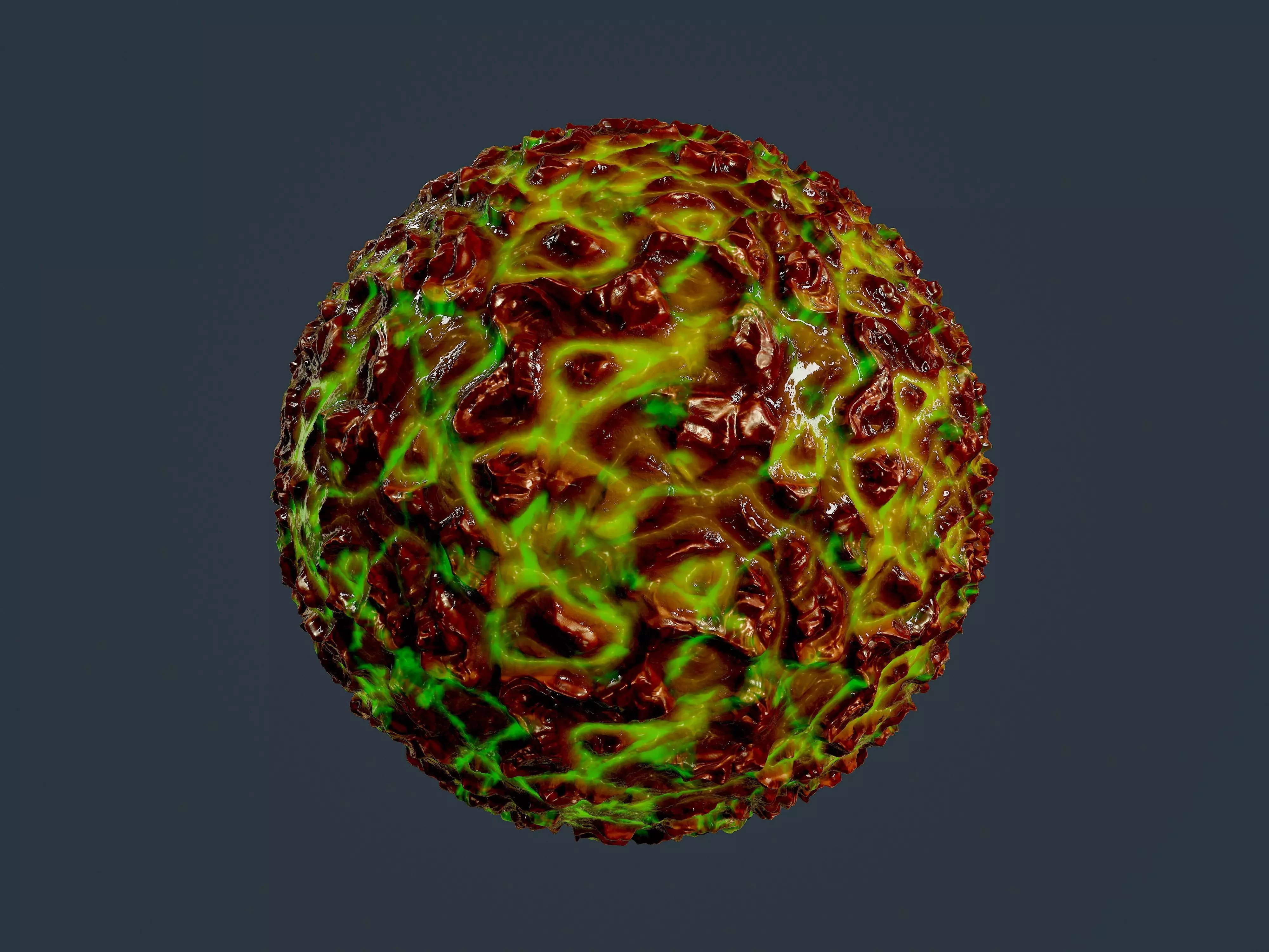 Sci-fi Alien Creature Environment Seamless PBR Texture 42 Texture