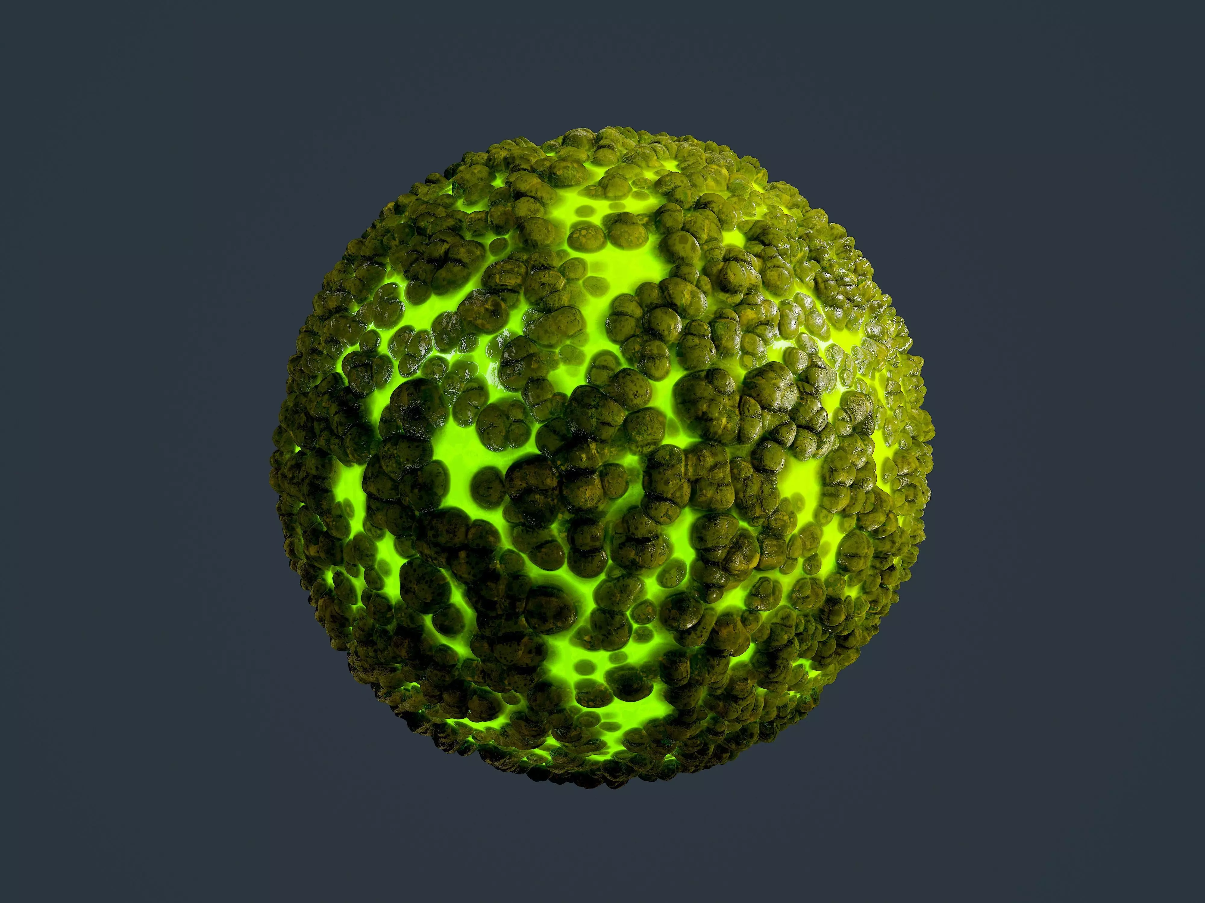 Hazardous Toxic Radioactive Seamless PBR Texture 01 Texture