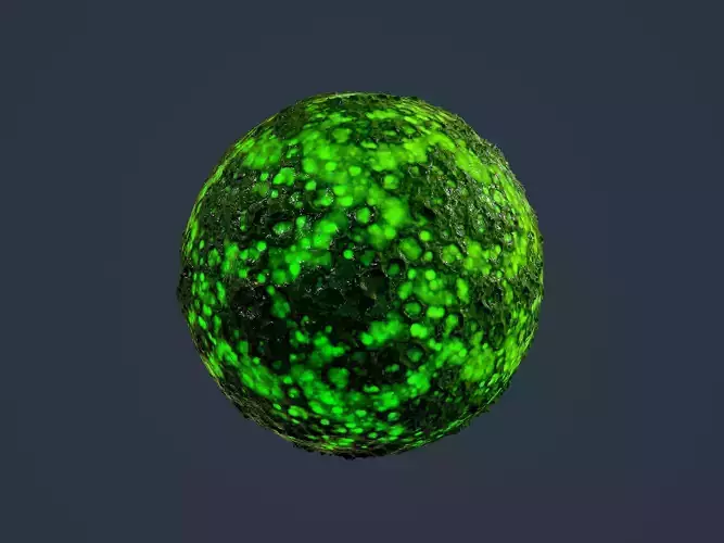 Hazardous Toxic Radioactive Seamless PBR Texture 04 Texture