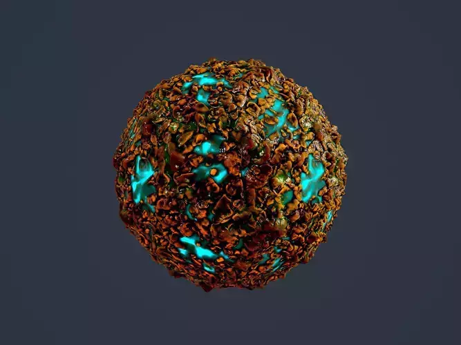 Hazardous Toxic Radioactive Seamless PBR Texture 10 Texture