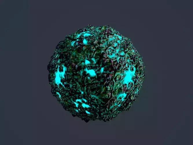 Hazardous Toxic Radioactive Seamless PBR Texture 12 Texture