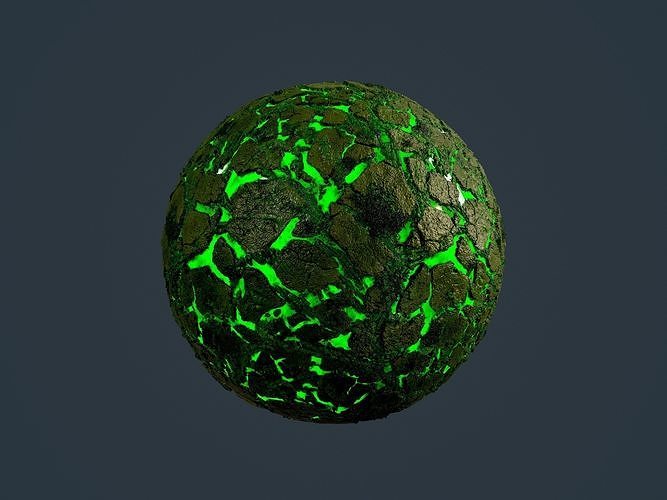 Hazardous Toxic Radioactive Seamless PBR Texture 23 Texture