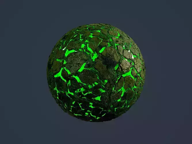 Hazardous Toxic Radioactive Seamless PBR Texture 23